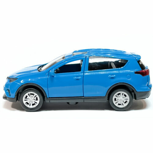 Легковой автомобиль ТЕХНОПАРК Toyota RAV4 1:40, 12 см, синий - фотография № 9