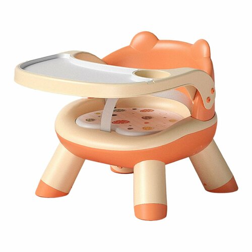 фото Стульчик для кормления; столик детский со стульчиком; оранжевый нет бренда