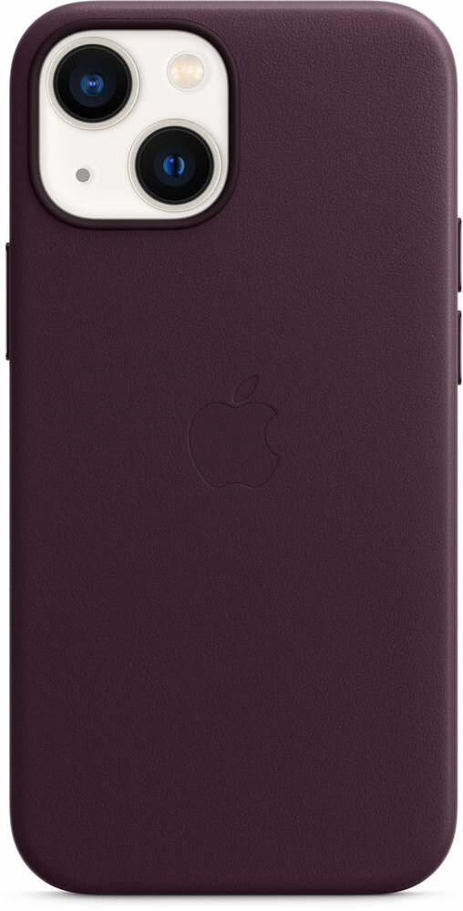 Чехол Apple Leather Case MagSafe для iPhone 13 mini Dark Cherry (MM0G3ZE/A)