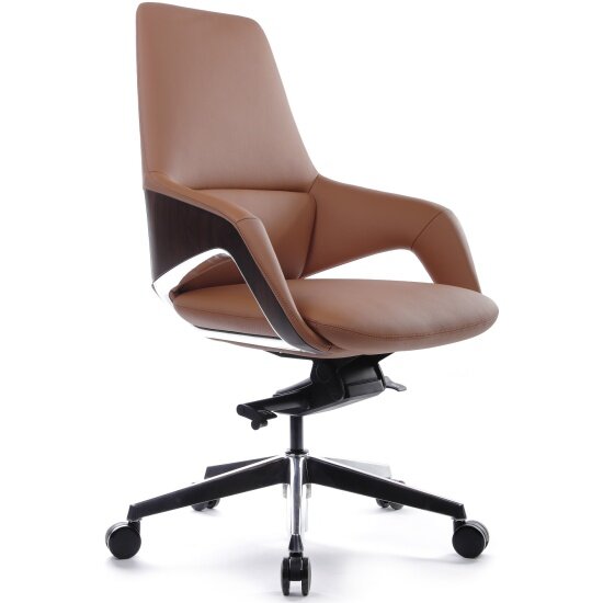 фото Кресло RIVA DESIGN RIVA DISIGN FK005-В Светло-коричневый (MB915) натуральная кожа 68*68*103-109