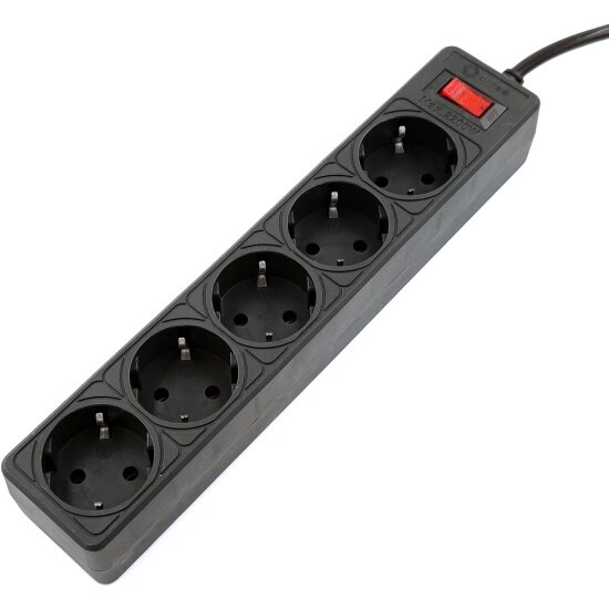 фото 5bites Сетевой фильтр Сетевой фильтр GARDA SP5B-550 5S 3 0.75MM2 5M BLACK