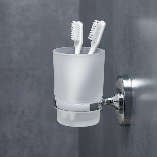Стакан для зубных щеток Ростовская Мануфактура Сантехники A6020 хром 390₽