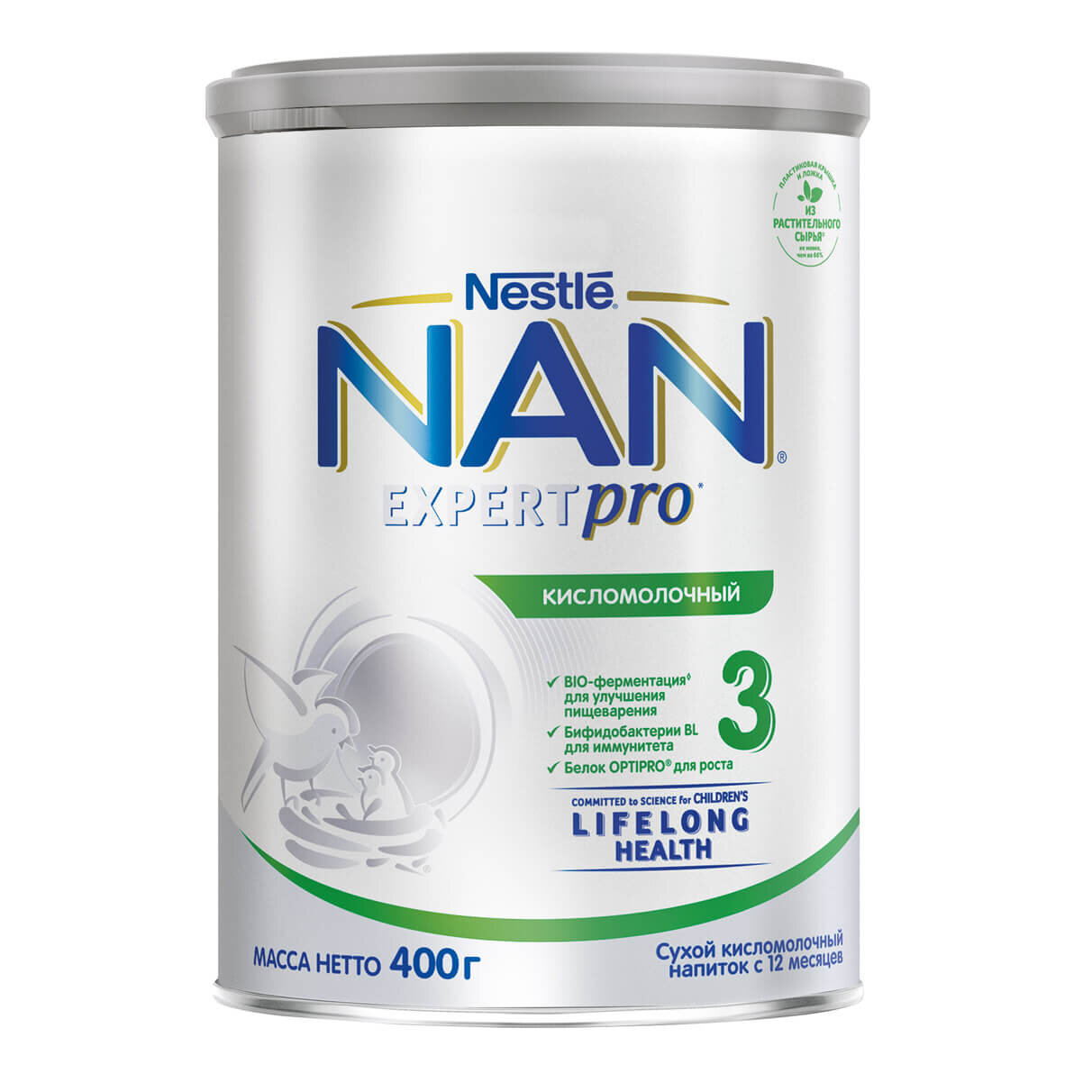 Смесь NAN (Nestlé) Кисломолочный 3, с 12 месяцев, 400 г