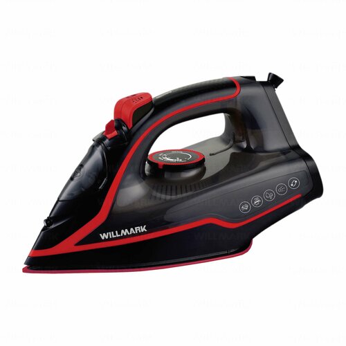Утюг WILLMARK SI-2467СBP 2400Вт керам подошва 210 мл самоочист пар удар красный 219000₽