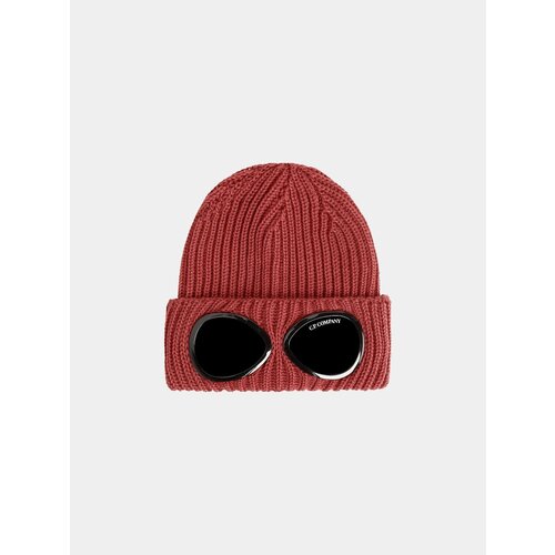 Шапка C.P. Company Extra Fine Merino Wool Goggle, размер OneSize, красный шапка c p company extra fine merino wool goggle beanie