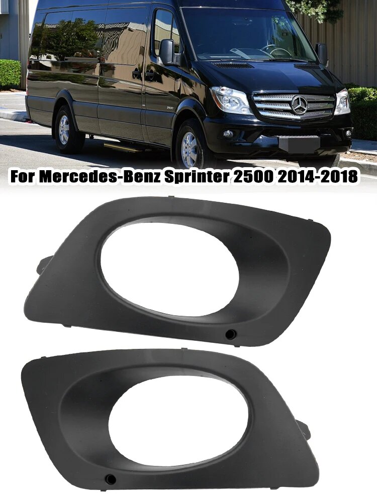 Для Mercedes-Benz Sprinter W906 2500/3500 2014-2018 крышка противотуманной фары переднего бампера автомобиля крышка противотуманной фары 9068850253 9068850353, 1 pair, A9068850253