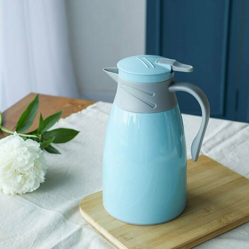 Термос кувшин 1 л Голубой 1165₽