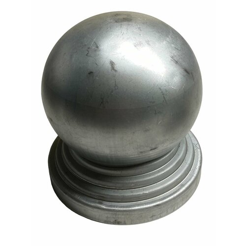 Наконечник на столб шарообразный с круглым основанием 100 мм (2 шт.)