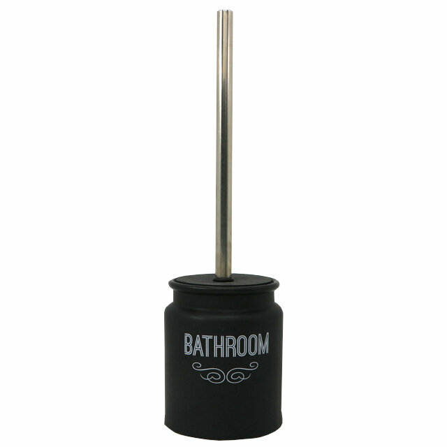 Гарнитур для туалета vitarta bathroom black керамика нержавеющая сталь черный