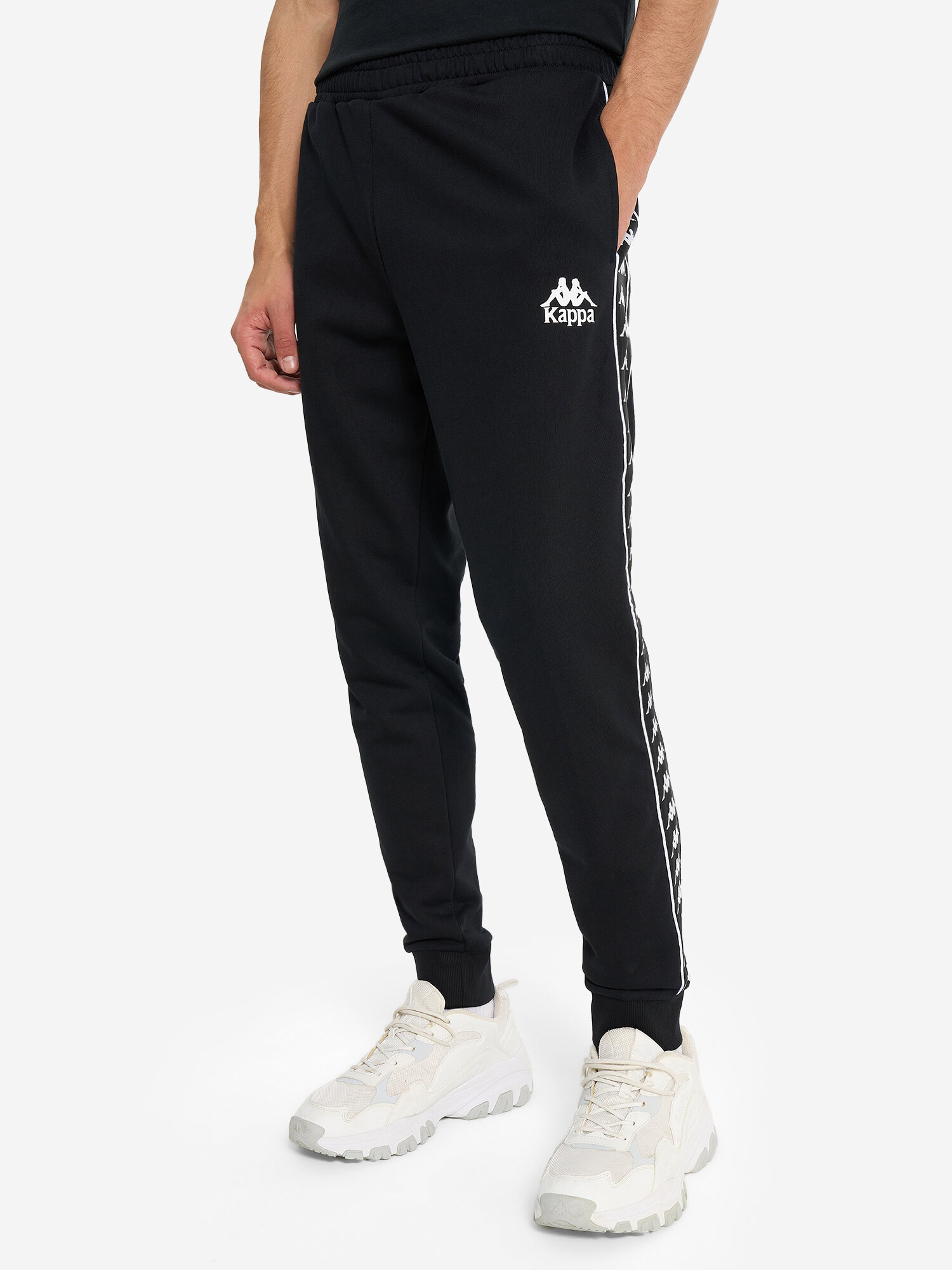 Брюки Kappa, размер 48, черный — фото 1