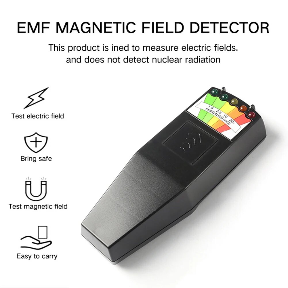 Измерители Электромагнитного Излучения Shunmaii K2 EMF Meter, Черный