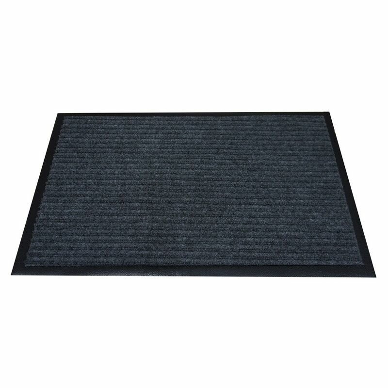 Коврик придверный Luscan влаговпитывающий 120х180 см серый