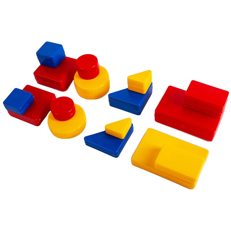 Развивающая обучающая игра Логические блоки Дьенеша для детей — фото 1