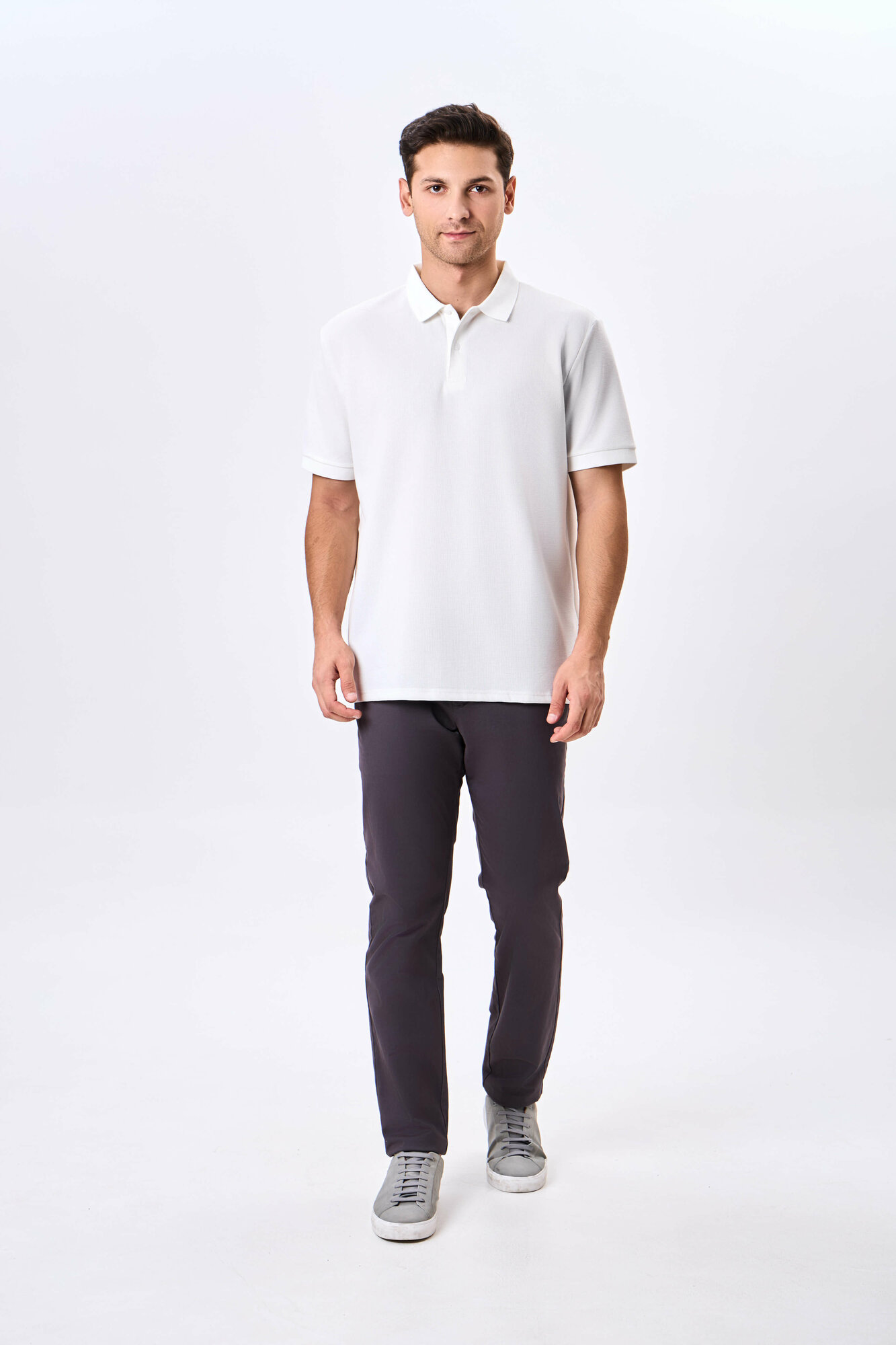 Поло спортивное TERRA PRO, размер S, white — фото 1