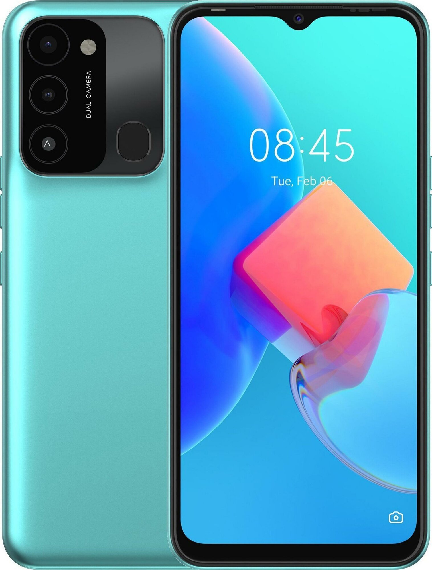 Смартфон TECNO Spark 8C 4/64 ГБ, Dual nano SIM, бирюзовый голубой