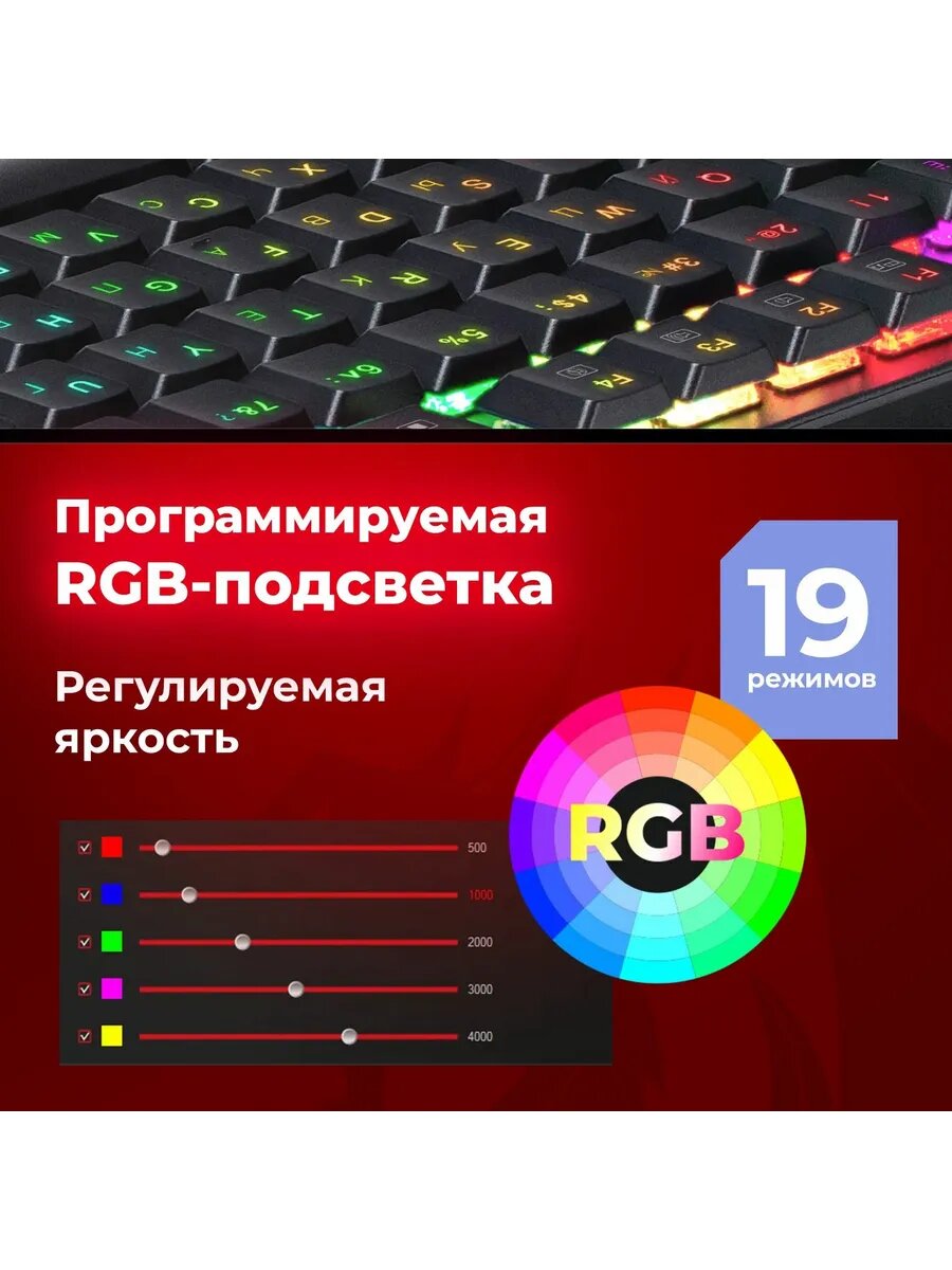 Клавиатура Redragon 75015 - фото №5