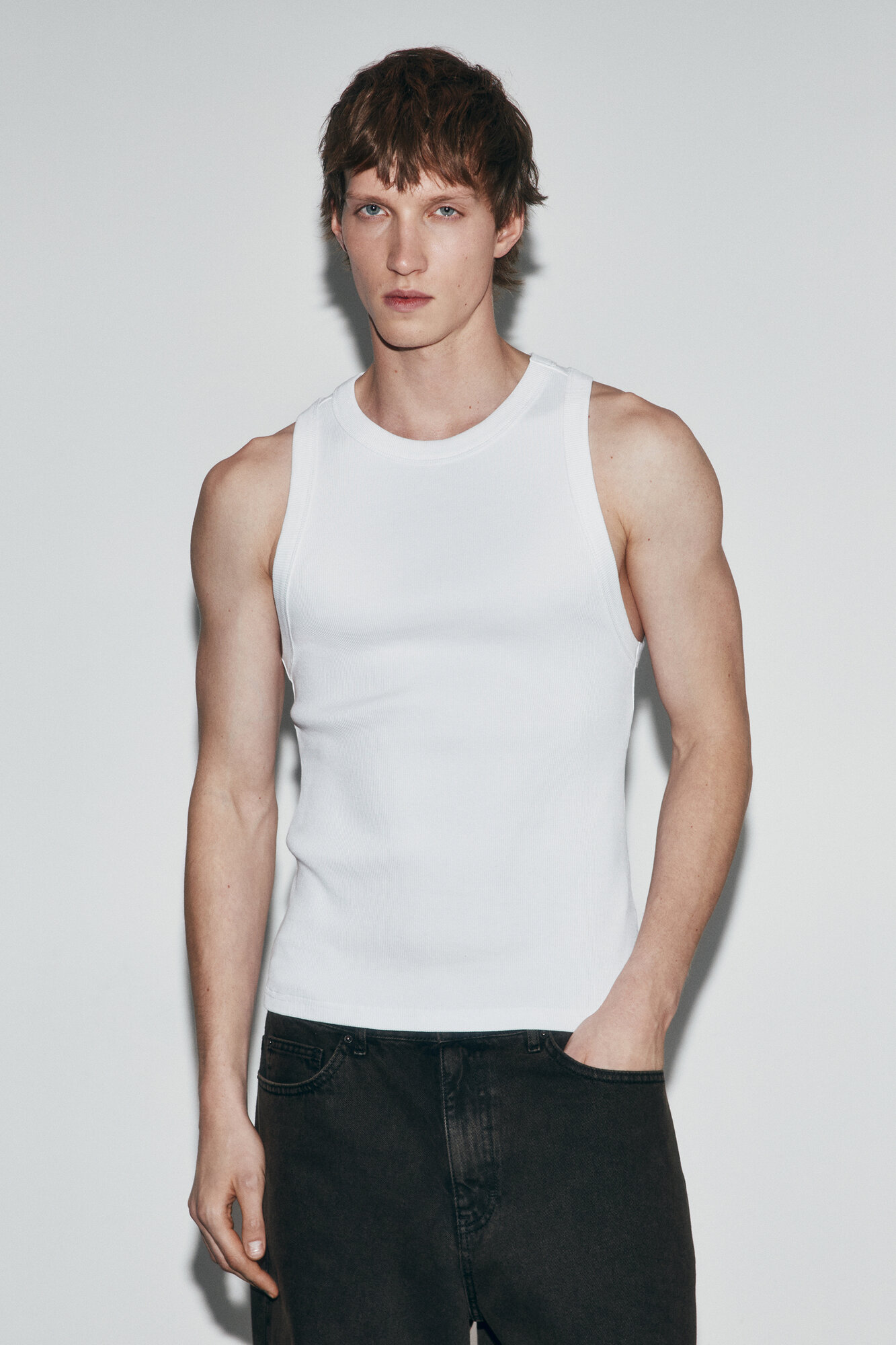 Майка Befree Man Casual, размер L, белый — фото 1