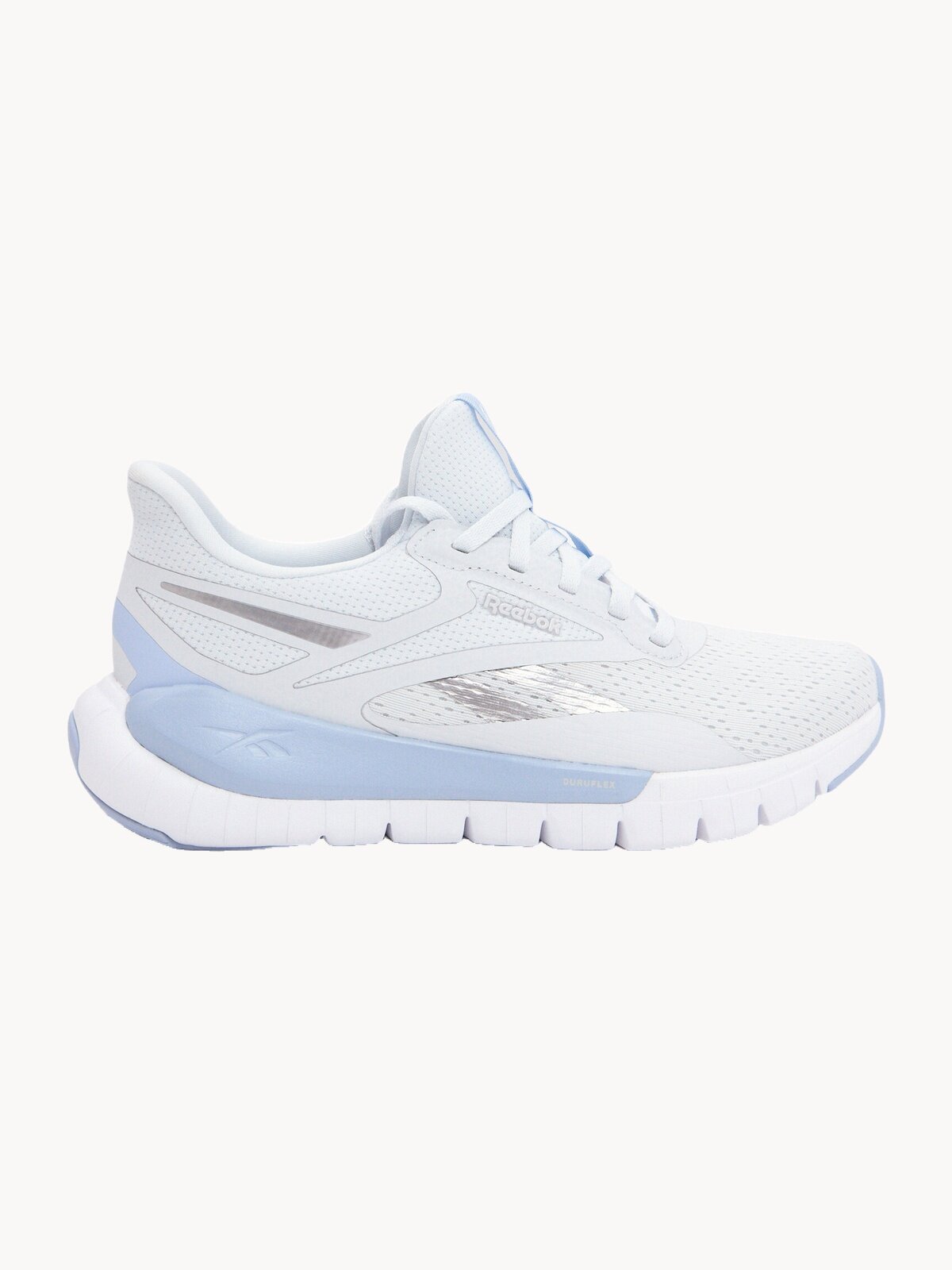 Кроссовки Reebok Flex Trainer, размер 6,5 US, бежевый/голубой/белый