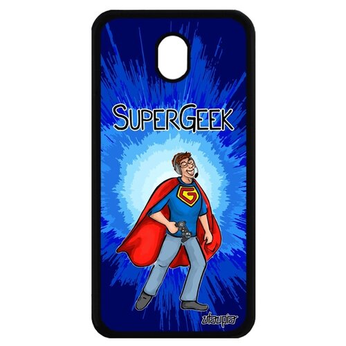 фото Чехол для телефона galaxy j7 2017, "супергик" супергерой комичный utaupia