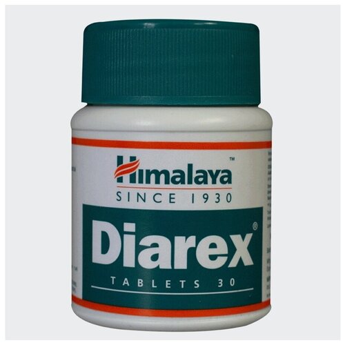 Diarex, Диарекс Антибактериальное средство и Антидиарейное, При кишечных инфекциях, 30 таб. (abboo)