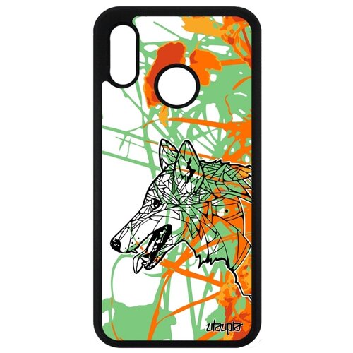 фото Чехол для телефонов p20 lite, "волк" хаски хищник utaupia
