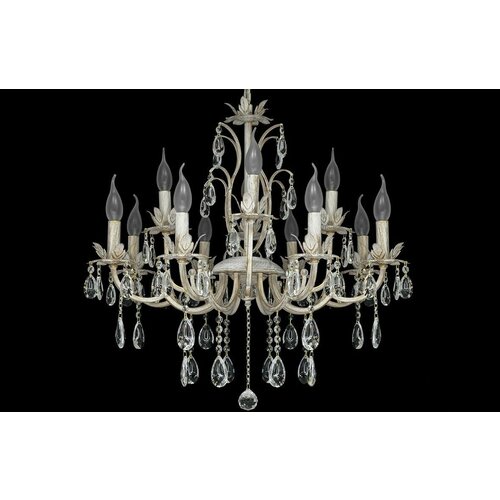 LVK H 5710/15 WG+WT люстра D77H137 15хЕ14х60W