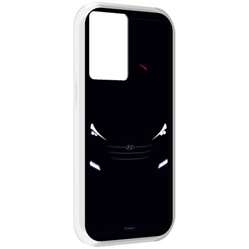 Чехол MyPads hyundai хендай 1 для OnePlus Nord N20 SE задняя-панель-накладка-бампер