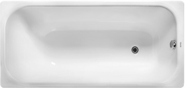 Чугунная ванна Wotte Start 1500x700, без антискользящего покрытия