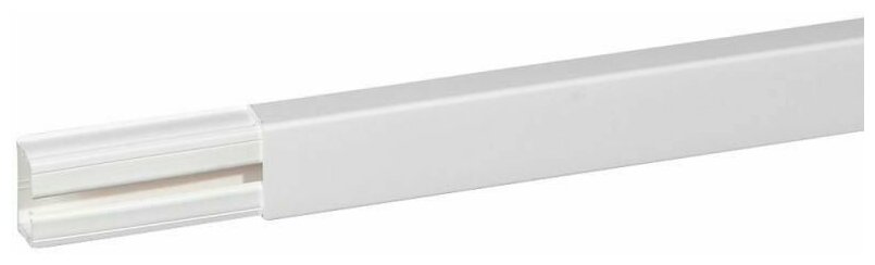 Кабель-канал 1-секц. 40х20 L2100 пластик DLPlus без перегородки бел. Leg 030027