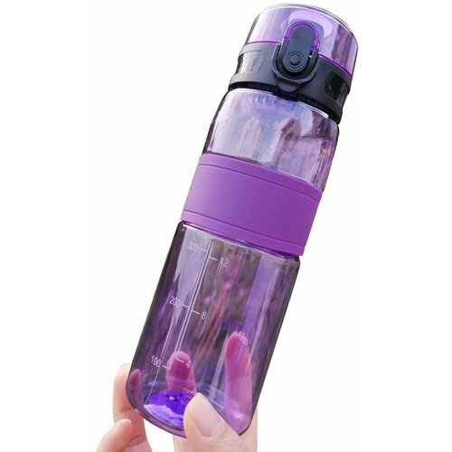 фото Спортивная туристическая бутылка для воды 500 мл с петлей для переноски многоразовая без бренда