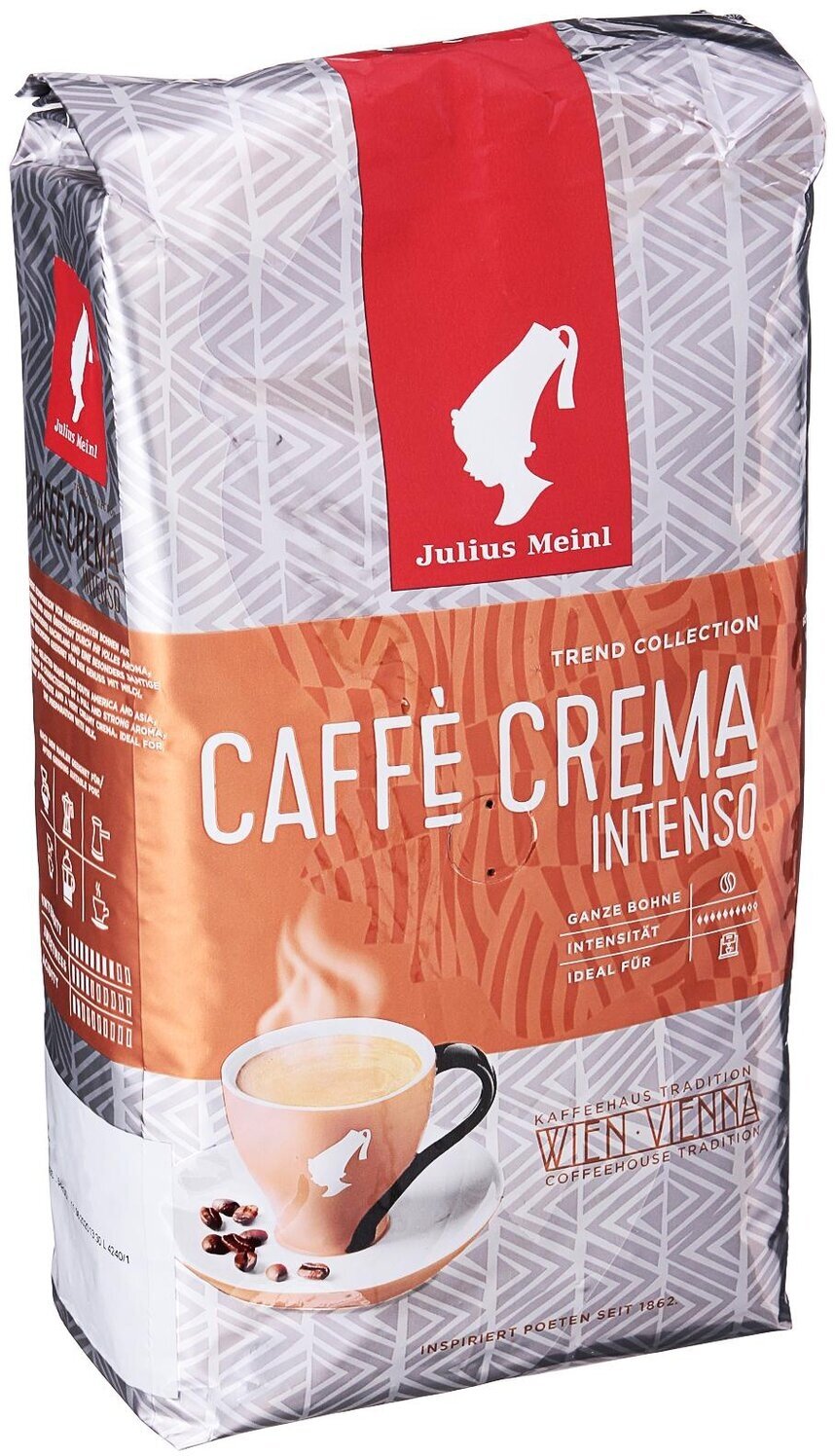 Кофе в зернах Julius Meinl Caffe Crema Intenso 1кг - фото №13
