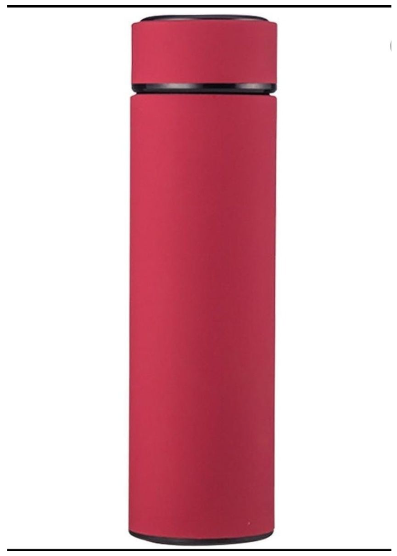 Умный термос с датчиком температуры и сенсорным дисплеем 500 мл / красный / матовый / термокружка - фотография № 3