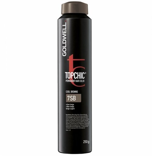 Goldwell Topchic стойкая крем-краска для волос, 7SB серебристо-бежевый