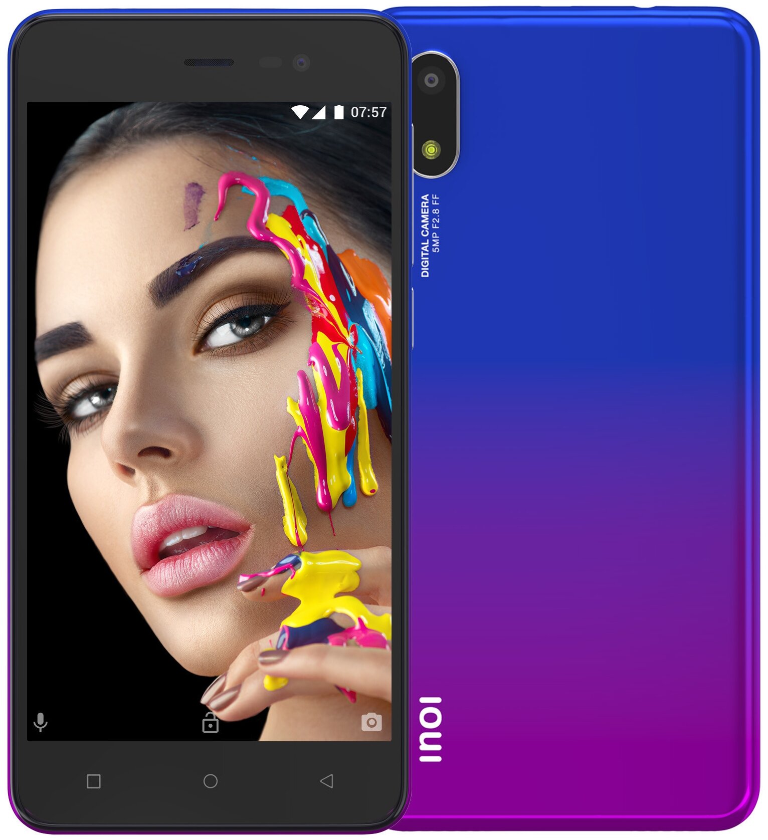 Смартфон INOI 2 Lite 16Gb purple-blue