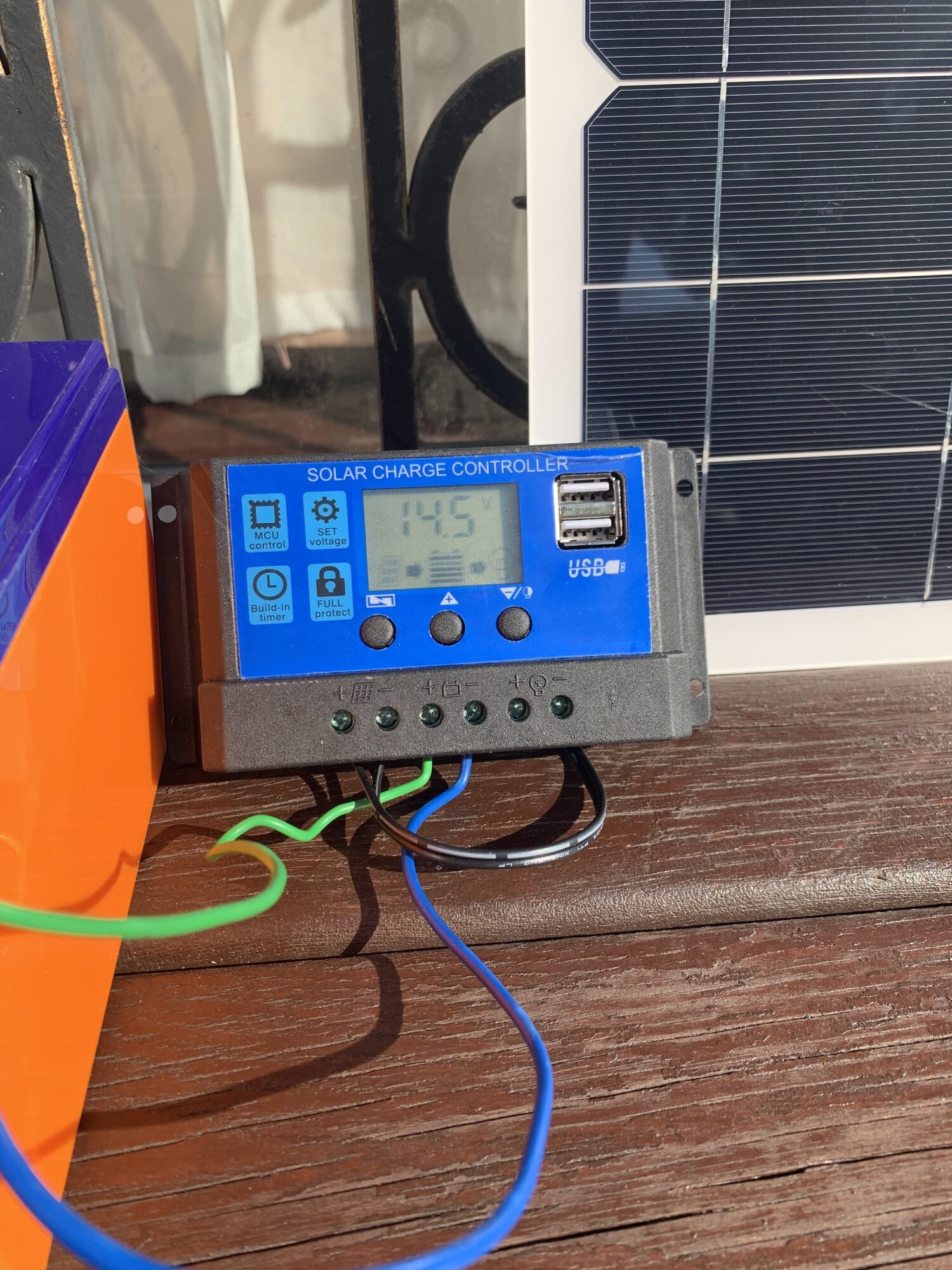 Монокристаллическая солнечная панель (батарея) 100Вт/ 18В/2 USB с контроллером на 30А/ Универсальная - фотография № 14