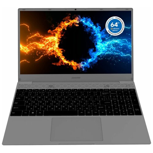 Ноутбук Digma EVE 15 C423 (NR5158DXW01) grey, 15.6 IPS (FHD/Ryzen 5 3500U/8Gb/512GbSSD/W11Pro)