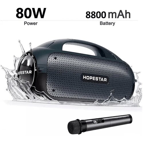 Портативная беспроводная Bluetooth колонка HOPESTAR A50 с микрофоном 80Вт 790000₽