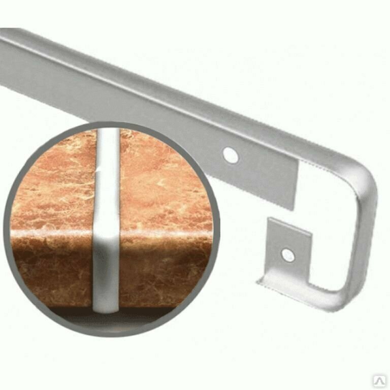 фото Планка д/столешниц соединительная 1517/1 38мм (с отверстиями)