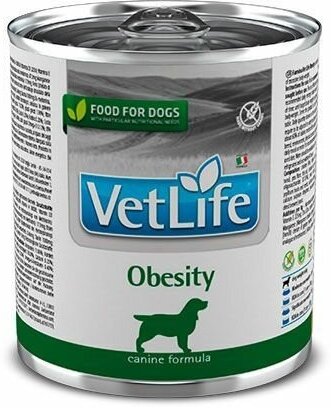 Farmina Vet Life Natural Diet Obesity паштет диета для собак влажный 0,3 кг х 6 шт