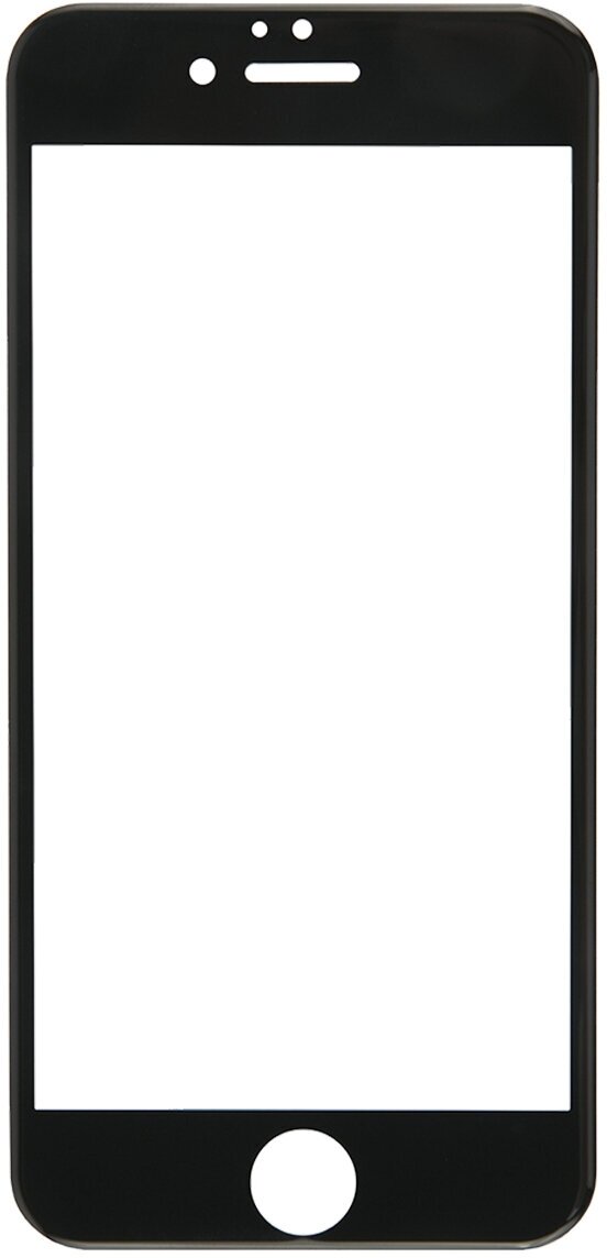 Защитное стекло на Apple iPhone 6 Plus, 6S Plus;9H/Олеофоб/Экран накладка на Эпл Айфон 6Плюс, 6эс Плюс/Защита дисплея/прозрачное с черной рамкой