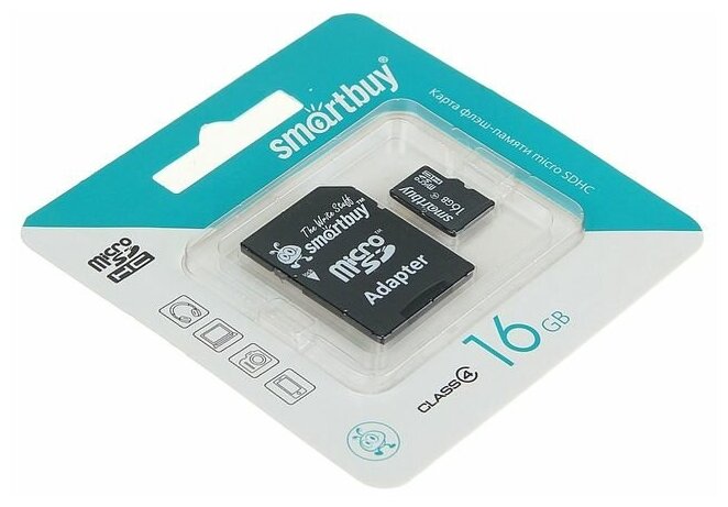 Карта памяти Smartbuy Micro SD 16 Гб