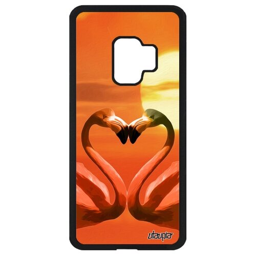 фото Чехол на телефон galaxy s9, "фламинго" семья розовый utaupia