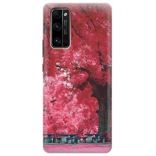 фото Чехол - накладка artcolor для honor 30 pro+ с принтом "чудесное дерево" re:pa