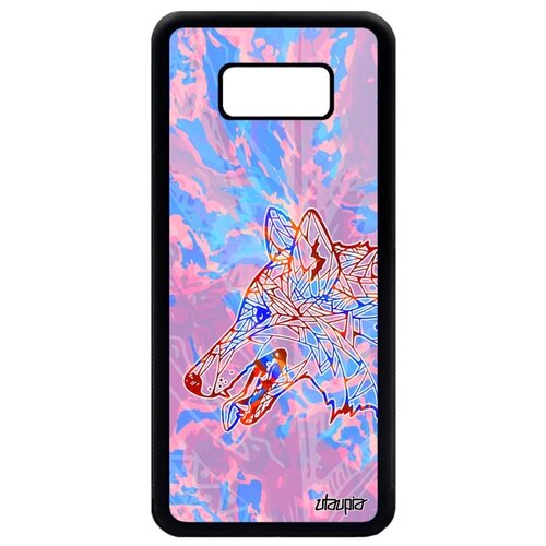фото Чехол на телефон samsung galaxy s8 plus, "волк" злой одинокий utaupia