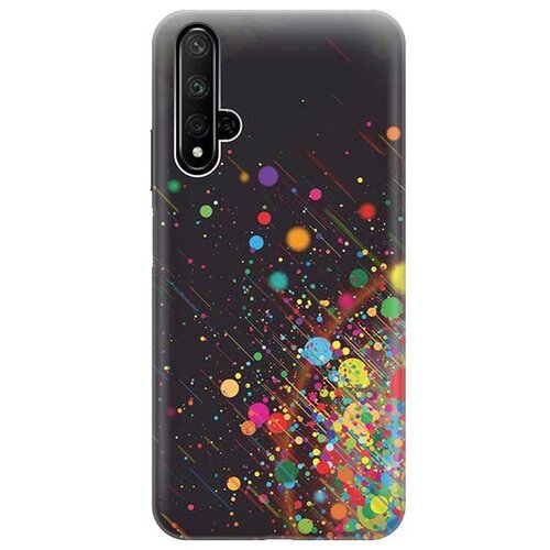 фото Ультратонкий силиконовый чехол-накладка для honor 20 / huawei nova 5t с принтом gosso