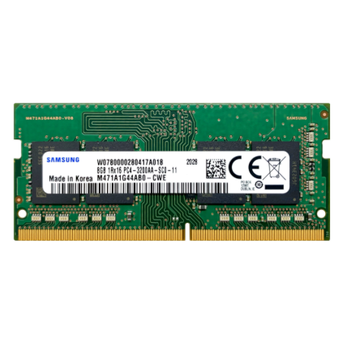 Оперативная память Samsung 8 ГБ DDR4 3200 МГц SODIMM CL22 M471A1G44AB0-CWE оперативная память samsung ddr4 8gb rdimm pc4 25600 3200mhz ecc reg 1 2v m393a1k43db2 cwe
