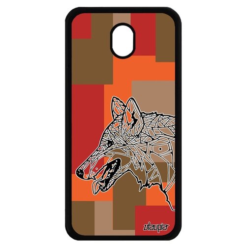 фото Чехол на смартфон galaxy j7 2017, "волк" хищник хаски utaupia