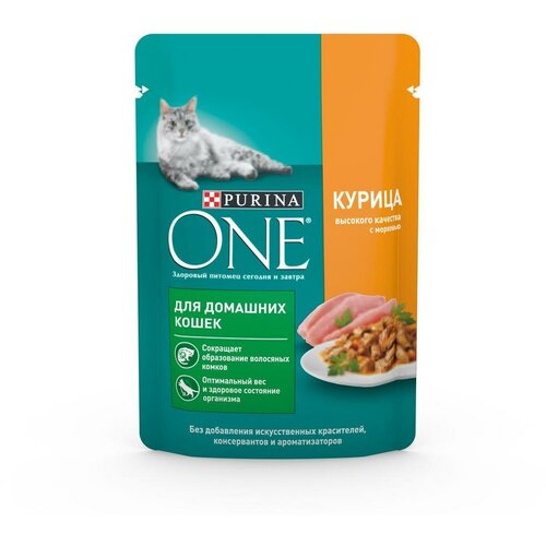 Purina One Indor с Курицей (0.075 кг) (20 штук)