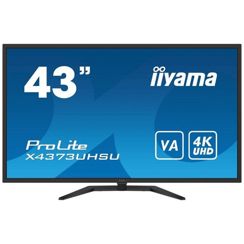 Монитор жидкокристаллический Iiyama Монитор LCD 108 cm 425 169 3840x2160UHD 4K VA nonGLARE 400cdm2 H178V178 40001 80M1 107 6748600₽