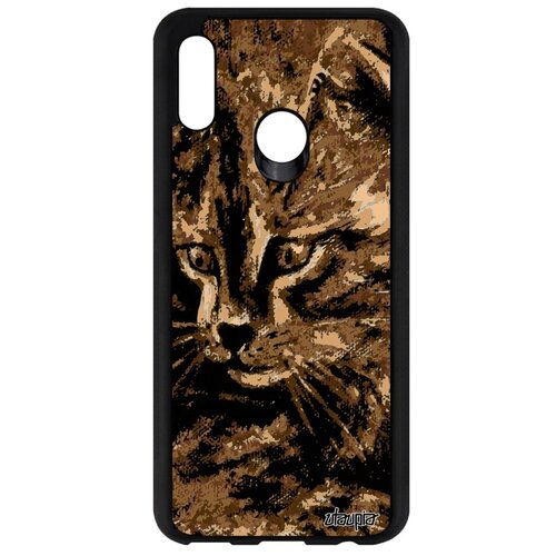 фото Чехол для мобильного huawei p smart 2019, "котенок" тигристый дикий utaupia